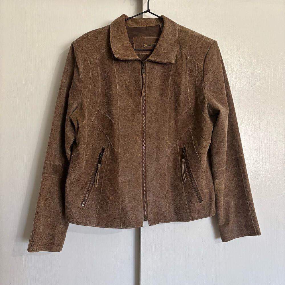 I.E. Sand Leather Jacket – Women’s Large